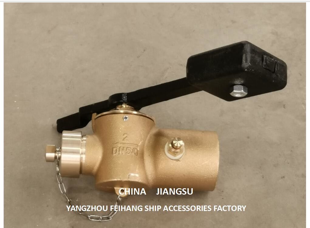 Zelfvergrendelende klep voor het sonderen van de brandstoftank FH-DN50 CB/T3778-99 Materiaal-bronzen met tegengewicht