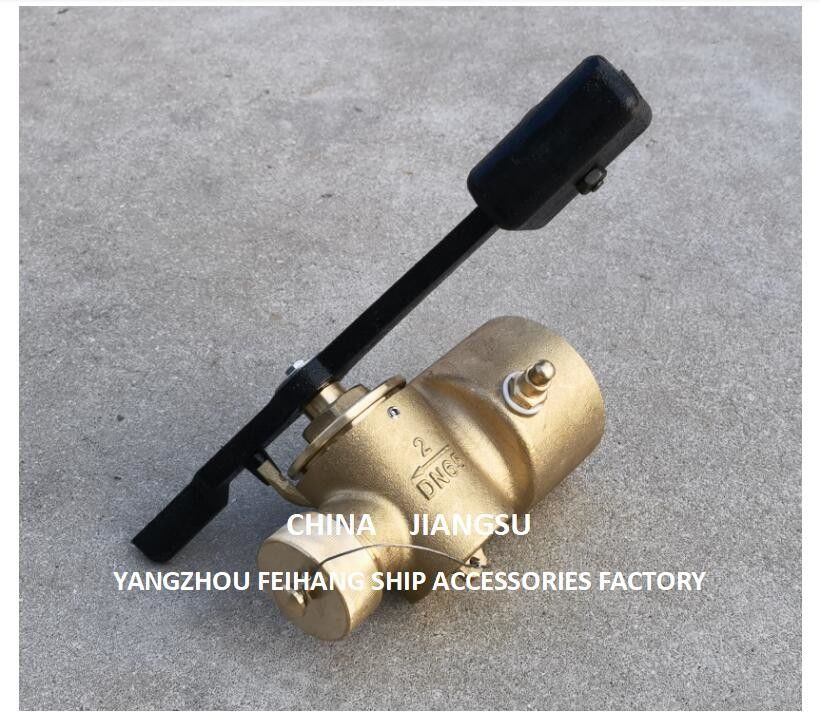 CHINA ZONDINGEN ZELF-SLOTENDE VALVELLE LEVERANT - FEIHANG dn65 cb/t3778 MARINE MATERIAL-BRONZE met tegengewicht