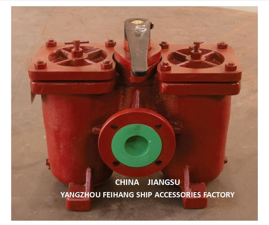 D.O. Delivery Pump Suction Duplex Oil Strainer Model:As50-0.75/0.26 Cb/T425-94 Duplex oliefilters