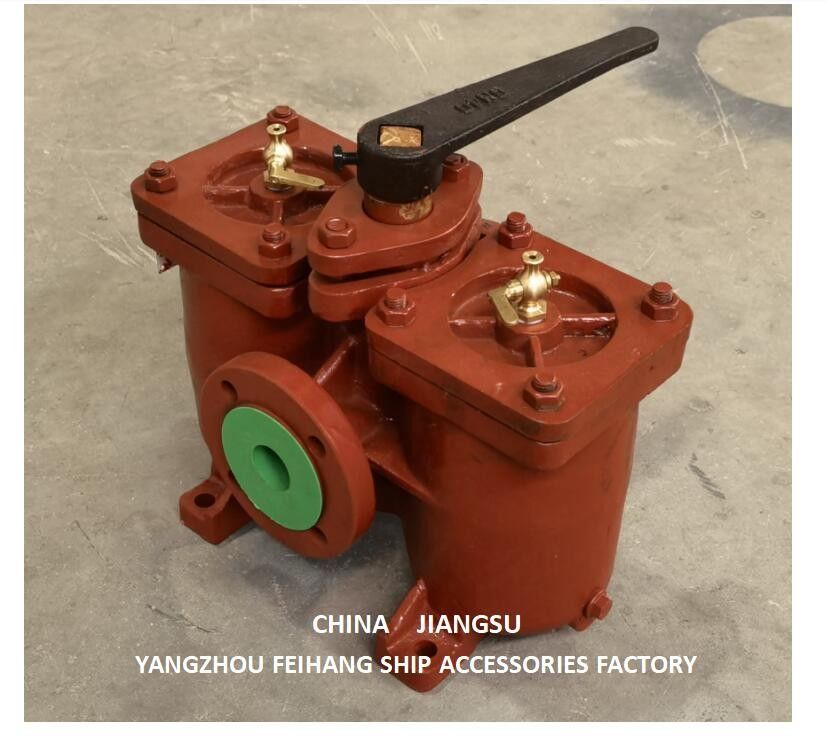 Duplex strainer model:AS50-0.40/0.22 Cb/T425-94 Voor zuigfilter met smeeroliepomp