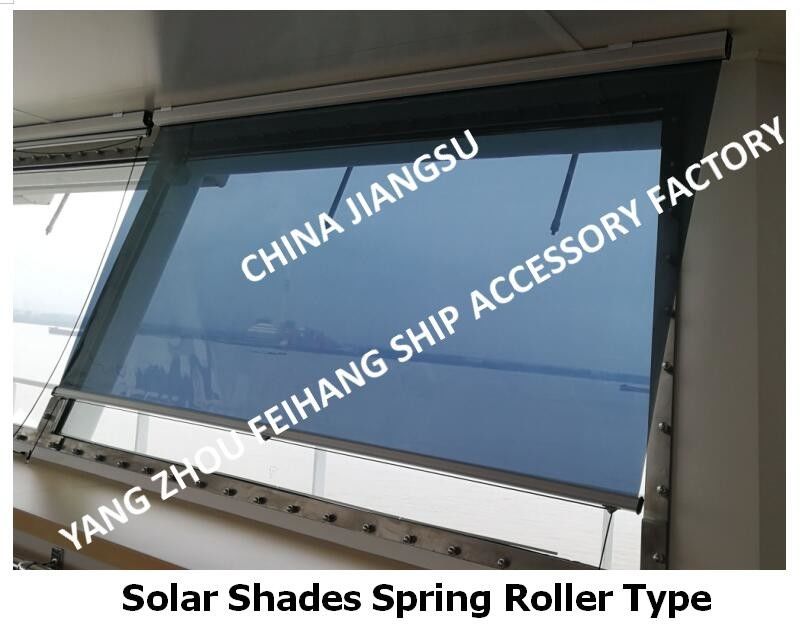 Marine Solar Shades Spring Roller Type IMPA150721 De automatische positionering en werking van de lente zijn handig