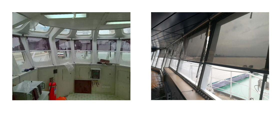 Impa150721 Fh002-GreySolar Shades Spring Roller Type Marine zonnebril rolluiken