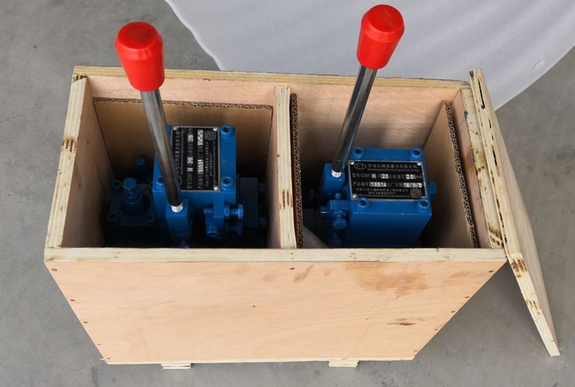 PC-besturingskleppen voor hydraulische circuits van serie Model CSBF-G20 Spool Valve Function-Mtype