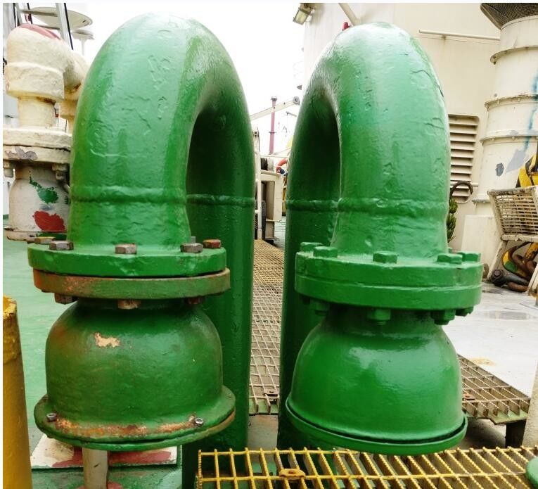 met een kop van de luchtluik van het type Gooseneck-Gooseneck-Air Vent Cap-Air Pipe Head