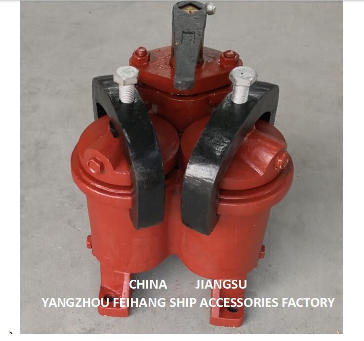 JIS 5K-25-100A DUPLEX OIL STRAINER ((U-TYPE)