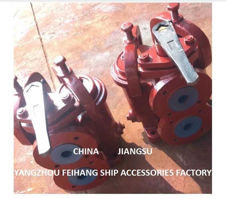 JIS 5K-25-100A DUPLEX OIL STRAINER ((U-TYPE) en kleine dubbele OIL STRAINER ((U-TYPE))