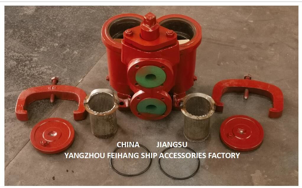 DUPLEX OIL STRAINER ((U-TYPE) 5K-25A CBM1134-82 DOUBLE OIL STRAINER ((U-TYPE))