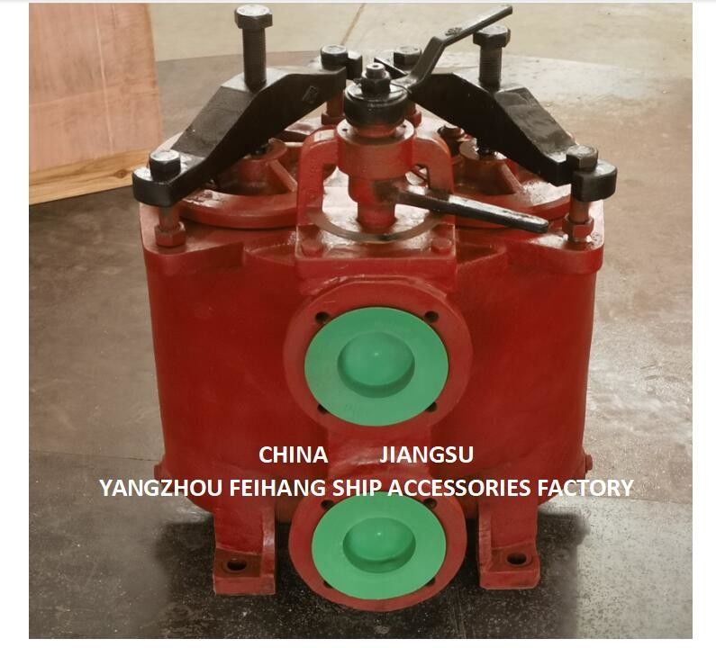 CHINA MARINE DUPLEX OIL STRAINER ((U-TYPE) 5K-50A & DUPLEX OIL STRAINES 5K-50A CBM1132-82