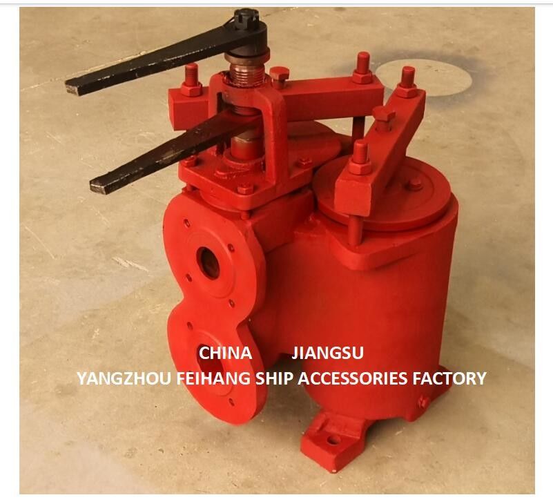 JIS 5K-65A DUPLEX OIL STRAINER ((U-TYPE) & DUPLEX OIL STRAINES MODEL 5K-65A JIS F7202