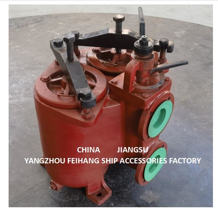 JIS 5K-65A DUPLEX OIL STRAINER ((U-TYPE) & DUPLEX OIL STRAINES MODEL 5K-65A JIS F7202