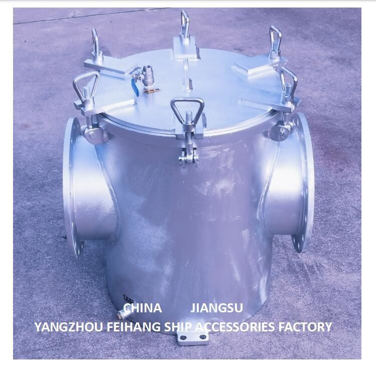 Model AS250 CB/T497 gegalvaniseerd zeewaterfilter van koolstofstaal voor de hoofdinlaat van de zeewaterpomp