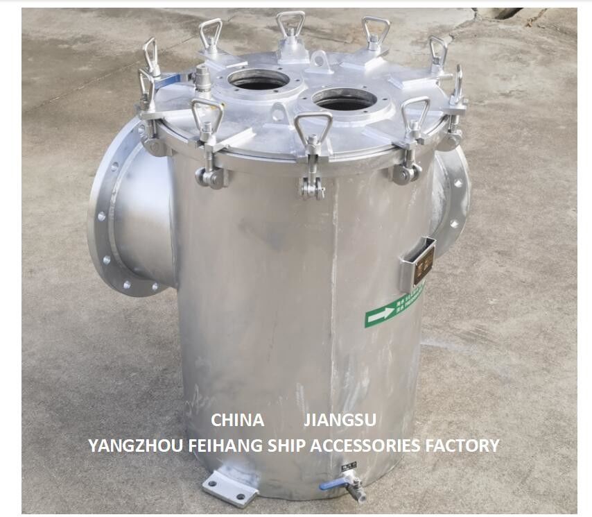 bLS350 Cb/T497-2012 MGPS Marine Carbon Steel Galvanized Main Seawater Filter voor ontzwavelingssysteem
