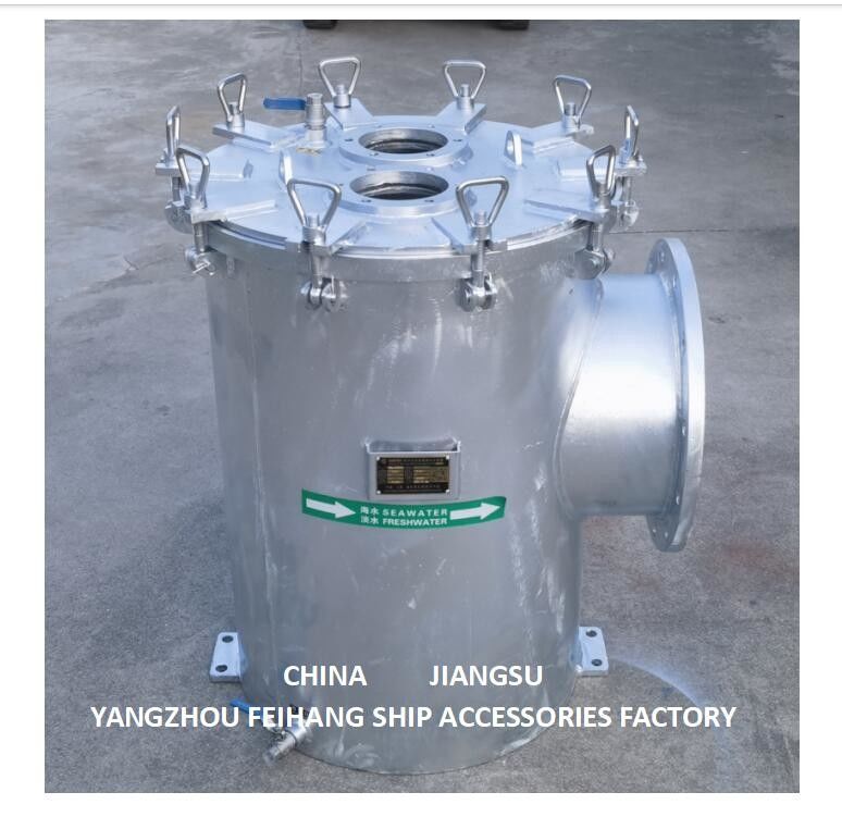 bLS350 Cb/T497-2012 MGPS Marine Carbon Steel Galvanized Main Seawater Filter voor ontzwavelingssysteem