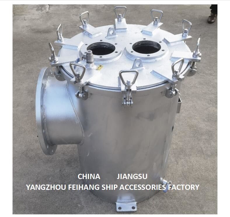 bLS350 Cb/T497-2012 MGPS Marine Carbon Steel Galvanized Main Seawater Filter voor ontzwavelingssysteem