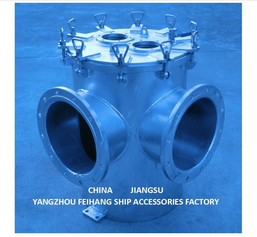 bLS350 Cb/T497-2012 MGPS Marine Carbon Steel Galvanized Main Seawater Filter voor ontzwavelingssysteem