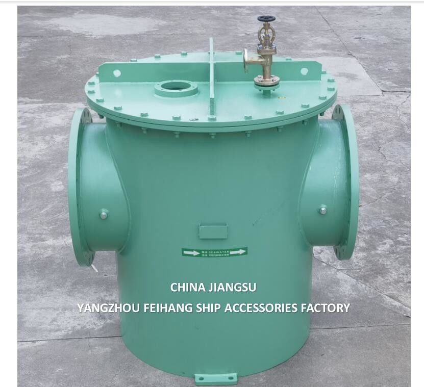 Zeewaterfilter - Zuiggrofwaterfilter As600 Cb/T497-2012 met Mgps-anti-zee-organismenapparaat Voltooid