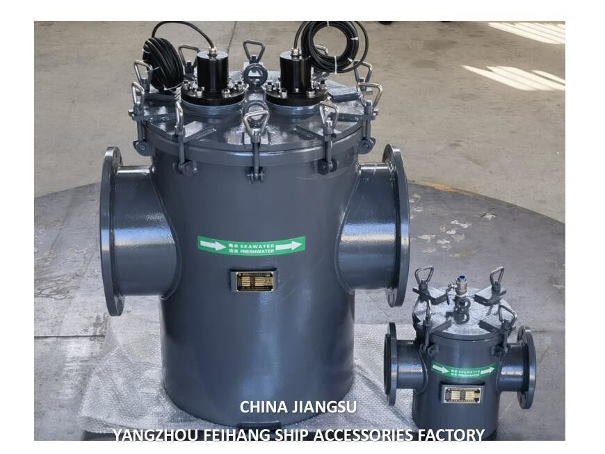 Zeewaterfilter - Zuiggrofwaterfilter As600 Cb/T497-2012 met Mgps-anti-zee-organismenapparaat Voltooid
