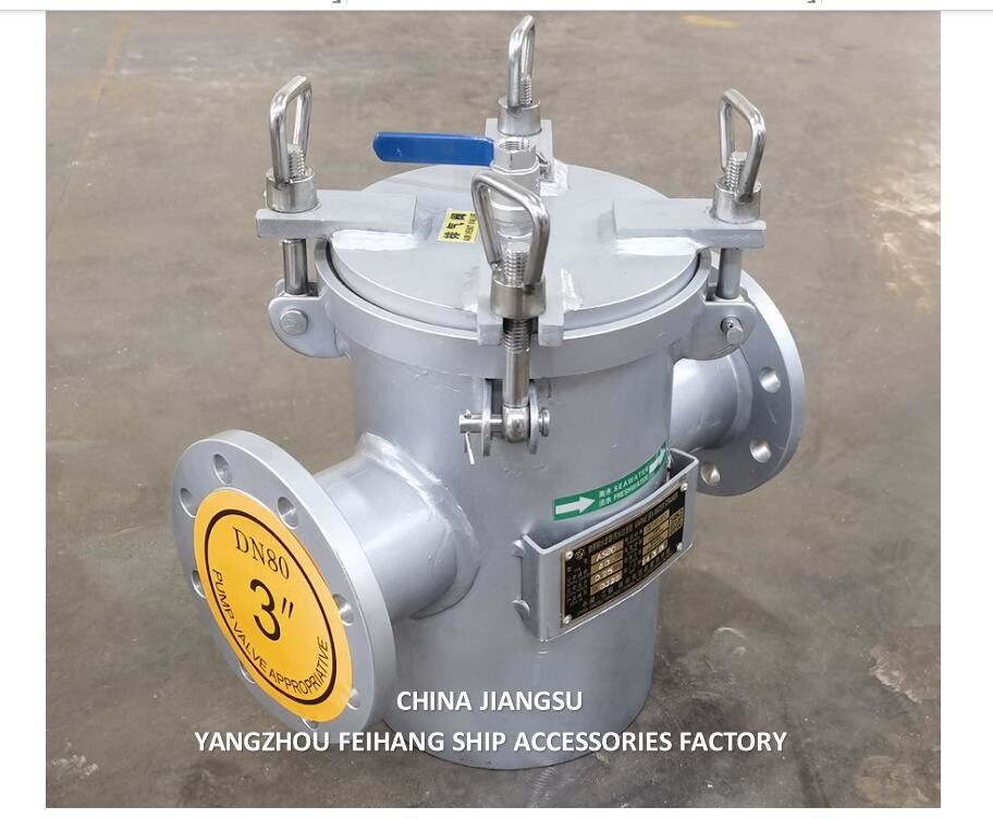 Hoofdwaterstrainers model AS125 CB/T497 Lichaam gegalvaniseerd, met filterscherm van roestvrij staal