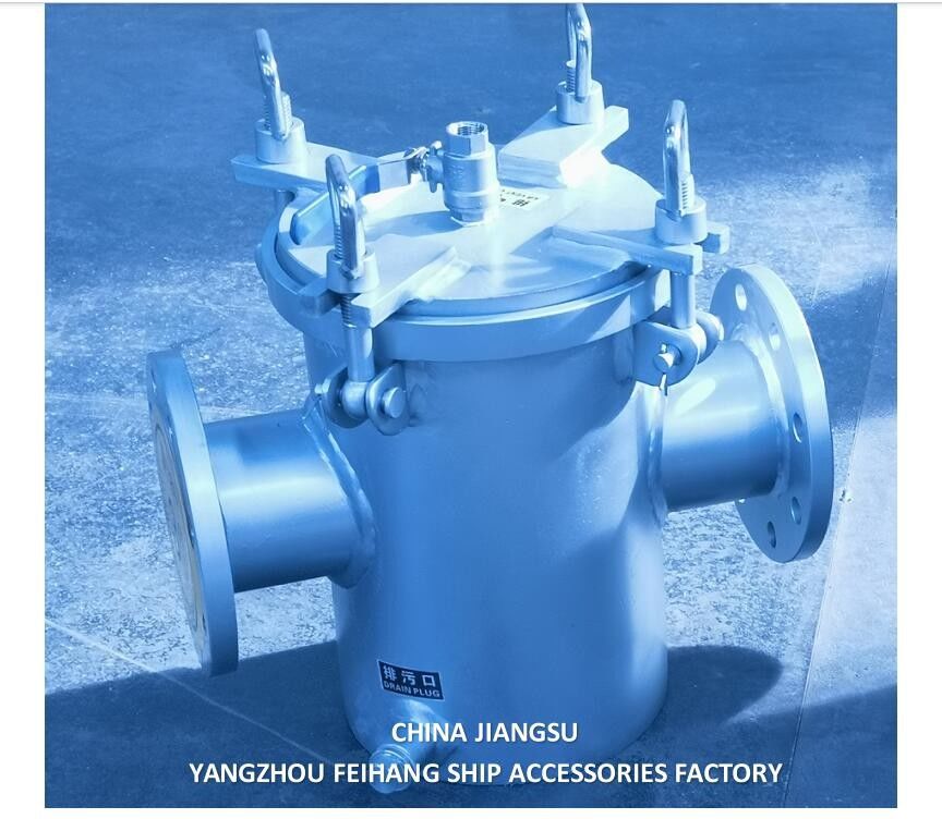 AS80 CB/T497 Zeewaterfilter van roestvrij staal - Maritiem enkelvoudig zeewaterfiltermodel