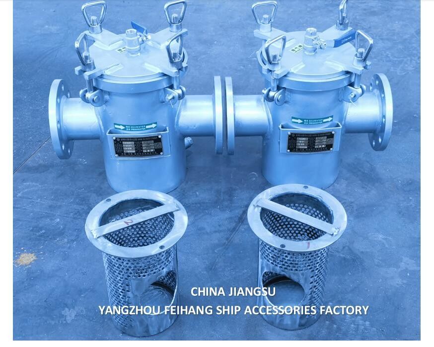 Strijkers voor zeewater van roestvrij staal Marine 316L Filter voor zeewater van roestvrij staal Model AS80 CB/T497-2012