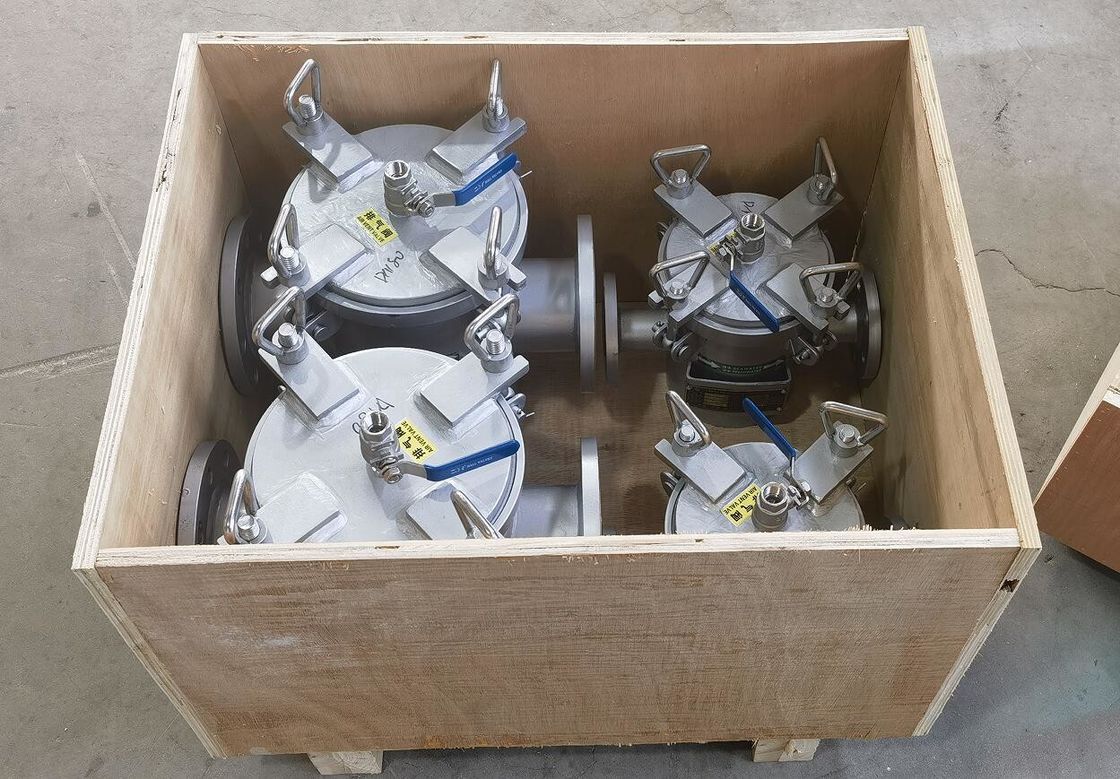 Filter voor zeewater uit roestvrij staal - Maritiem enkelvoudig zeefilter model AS80 CB/T497