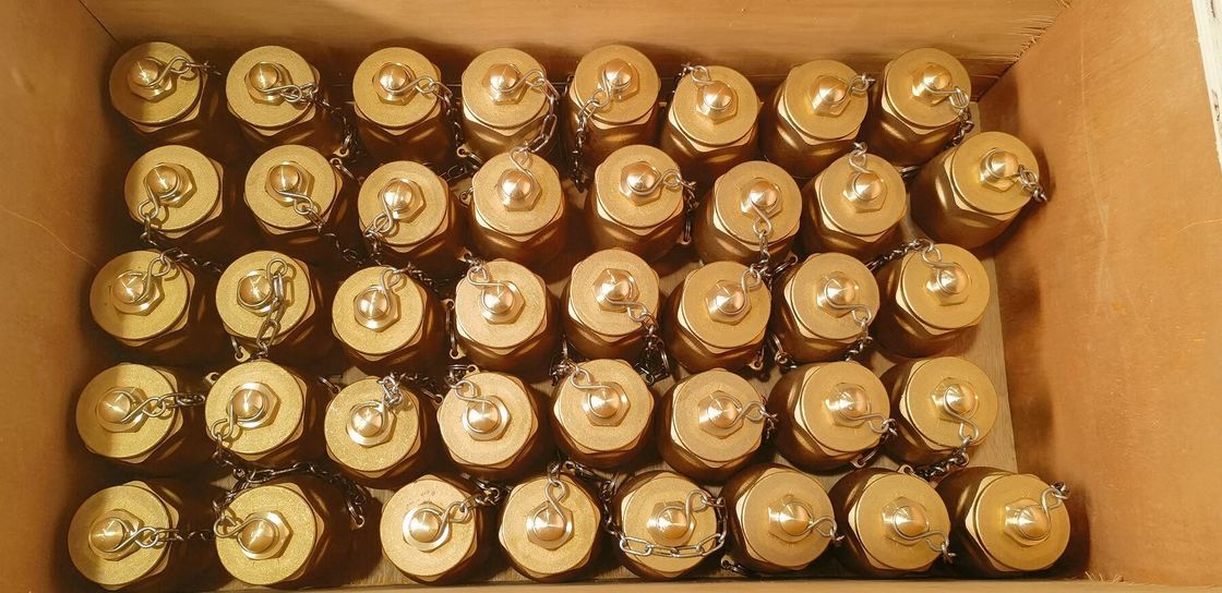 Drain Ball Valve BRASS Body NPT Cover Float Ball van roestvrij staal Model DN32 DN40