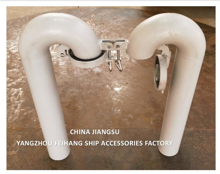 Ventilatie van de ronde ganshals met een diameter van 100 mm, type AB, met klapklep (ganshals moet gesloten zijn)