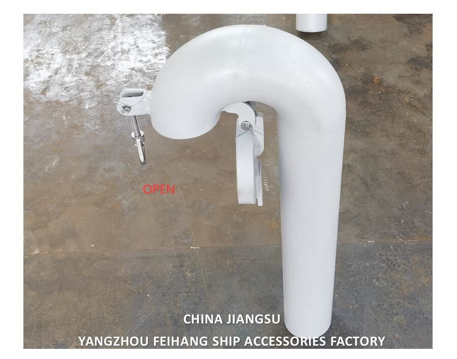 Ventilatie van de ronde ganshals met een diameter van 100 mm, type AB, met klapklep (ganshals moet gesloten zijn)