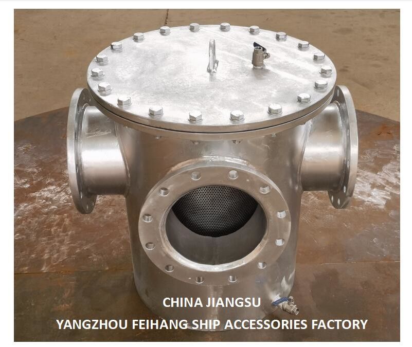 Roestvrij staal 3-type 3Ways kan water filteren Flanged ontwerp 5K of 10K warm gegalvaniseerd / epoxy verf