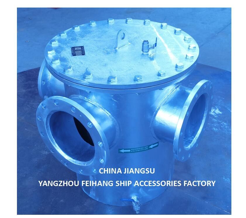 Roestvrij staal 3-type 3Ways kan water filteren Flanged ontwerp 5K of 10K warm gegalvaniseerd / epoxy verf