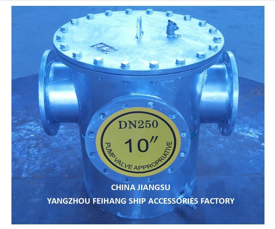 Roestvrij staal 3-type 3Ways kan water filteren Flanged ontwerp 5K of 10K warm gegalvaniseerd / epoxy verf