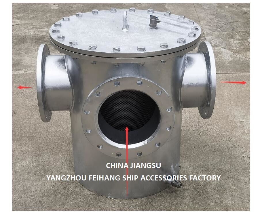 Roestvrij staal 3-type 3Ways kan water filteren Flanged ontwerp 5K of 10K warm gegalvaniseerd / epoxy verf