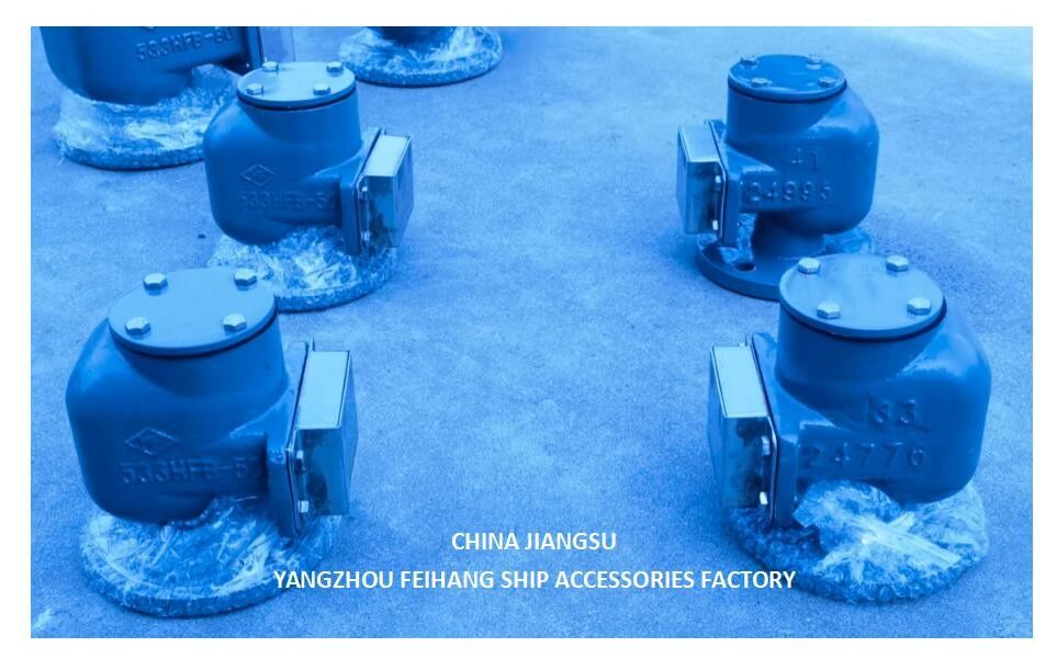 Luchtluchthok NO.533HFB-50A VOOR VREESWATERTANK Model:No.533HFB-50A Met Sus316l Floater Nbr Gasket 0.3mpa