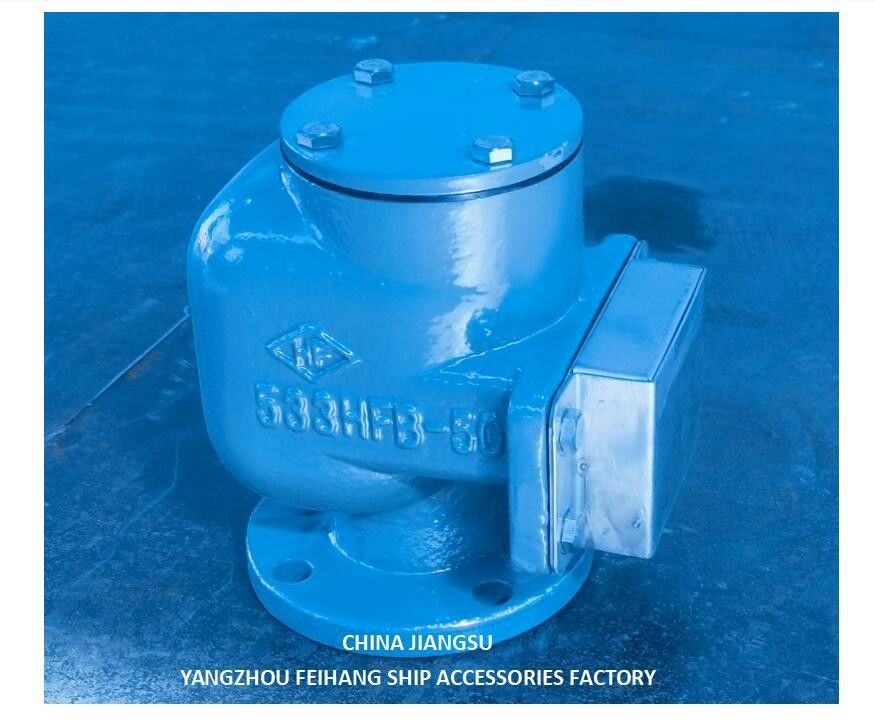 Luchtluchthok NO.533HFB-50A VOOR VREESWATERTANK Model:No.533HFB-50A Met Sus316l Floater Nbr Gasket 0.3mpa