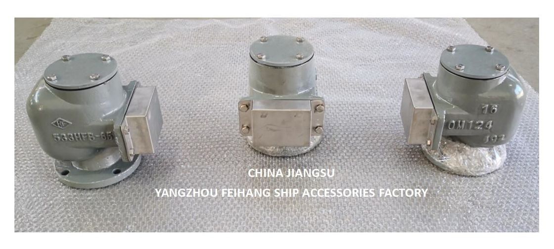 Luchtpijpkop NO.533HFB-65A Luchtluchtkop voor voedingswatertank met SUS 316L Drijvende schijf