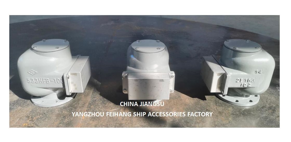 BILGE WATER TANK VENTHEAD NO.533HFB-100A met gietijzeren lichaam
