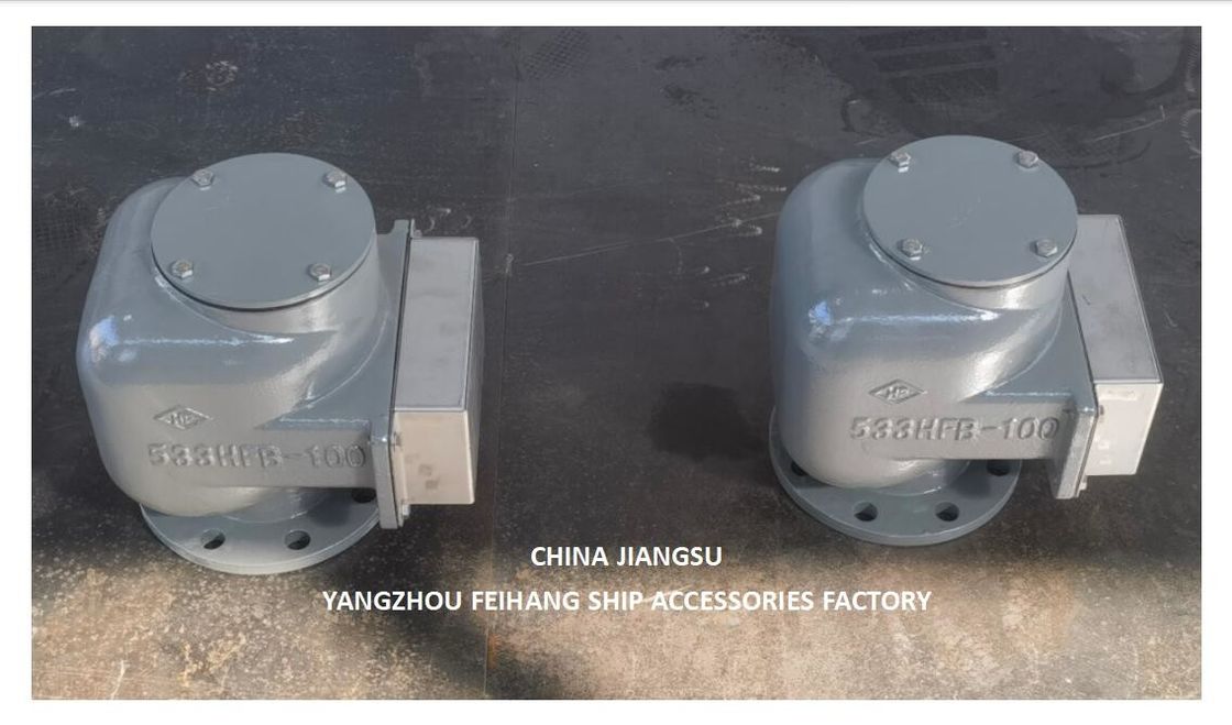 Ballast Tank Air Vent Head And Ballast Air Pipe Head Model 533HFB-100A Gegote ijzeren lichaam van roestvrij staal Floatvv