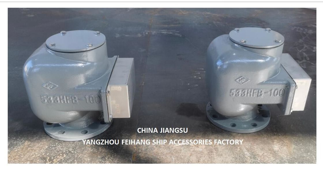 BILGE WATER TANK VENTHEAD NO.533HFB-100A met gietijzeren lichaam