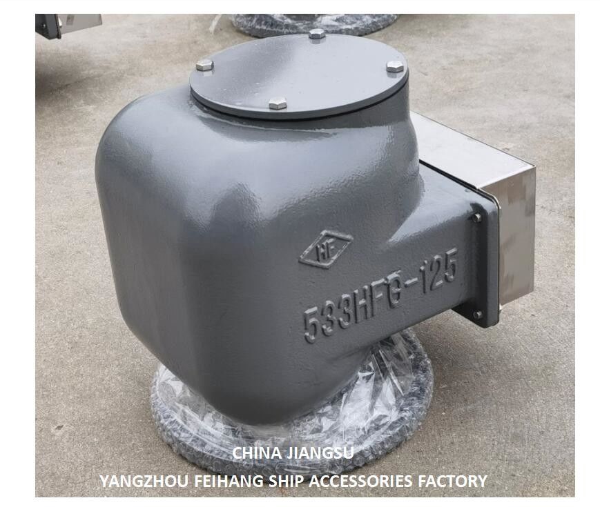 533hfb-125a Ballast Tank Air Vent Head And Ballast Air Pipe Head Body gietijzer Met roestvrijstalen drijver