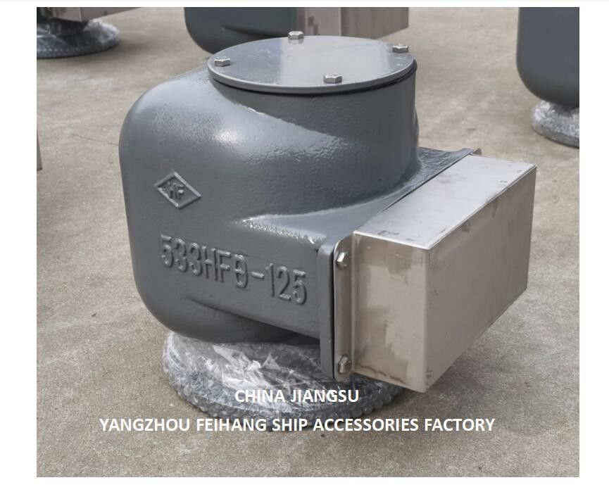 533hfb-125a Ballast Tank Air Vent Head And Ballast Air Pipe Head Body gietijzer Met roestvrijstalen drijver