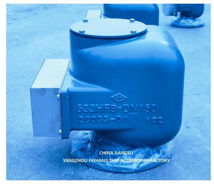 Vluchtuitlaat NO.533HFB-150A VOOR VREEKWATERTANK BODY GEGAST IJZER MET VLOTENDE roestvrij staal