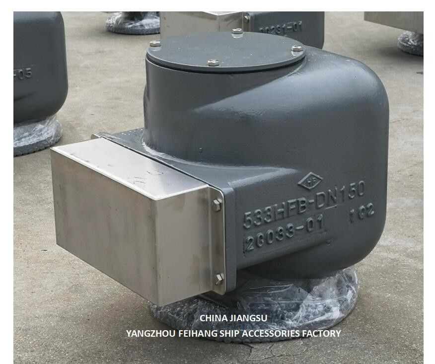 Vluchtuitlaat NO.533HFB-150A VOOR VREEKWATERTANK BODY GEGAST IJZER MET VLOTENDE roestvrij staal