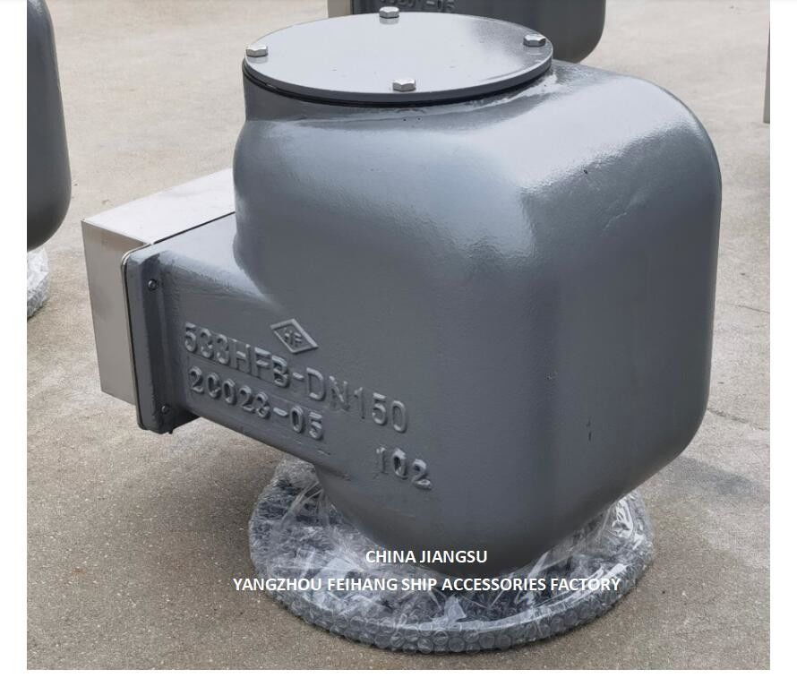 Maritieme ademend kap 533HFB-150A - Waterballasttanks Luchtluchthok model-533hfb-150a