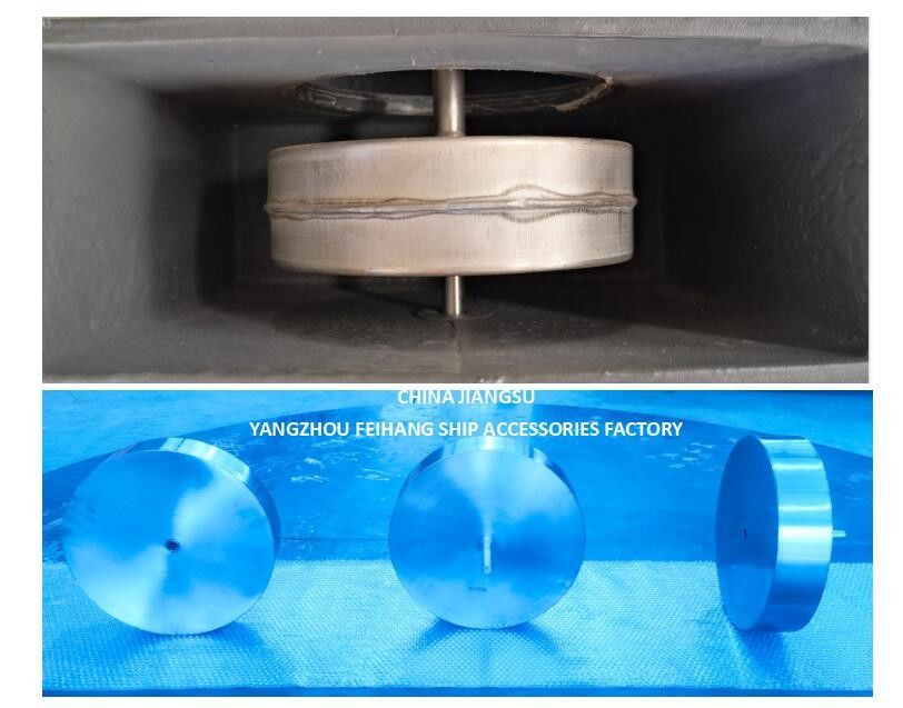 Vloeiende schijf van roestvrij staal voor luchtluchthok No.533HFB-250A Materiaal Roestvrij staal, Maker Feihang Scheeps accessoires