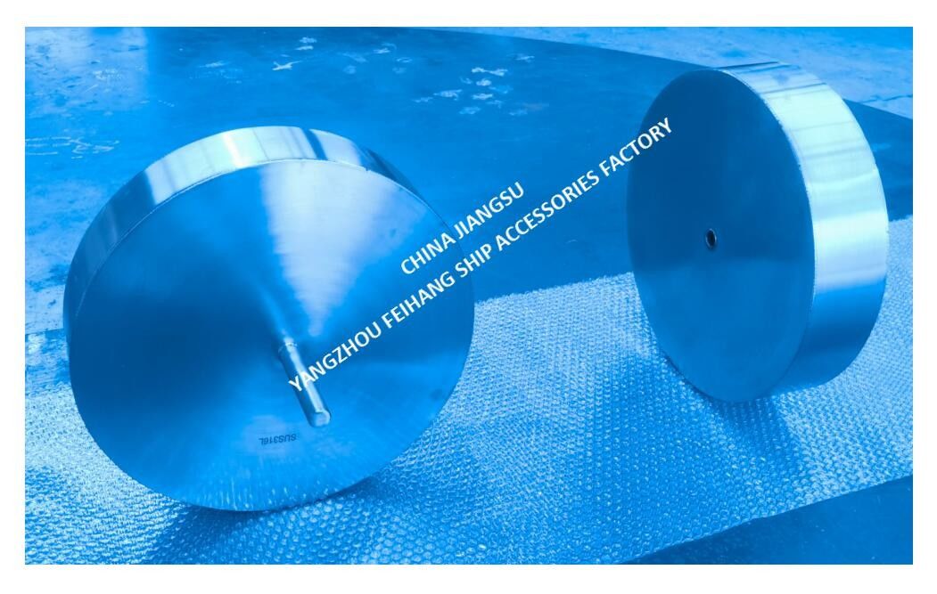 Float, compleet met toebehoren, voor luchtluchthok voor waterballasttanks, model 533 HFB-250, materiaal roestvrij staal 1Cr18Ni