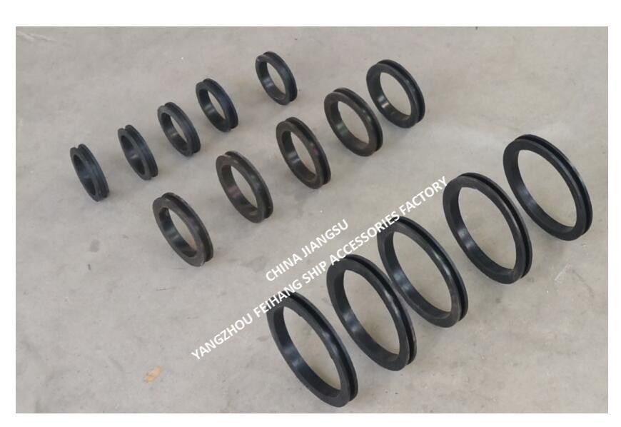 Rubberen afdichting voor waterballasttank, model 533 HFB-300, materiaal NBR RUBBER GASKET Maker FEIHANG SHIP