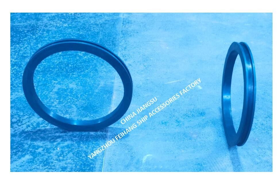 Rubberen afdichting voor waterballasttank, model 533 HFB-300, materiaal NBR RUBBER GASKET Maker FEIHANG SHIP