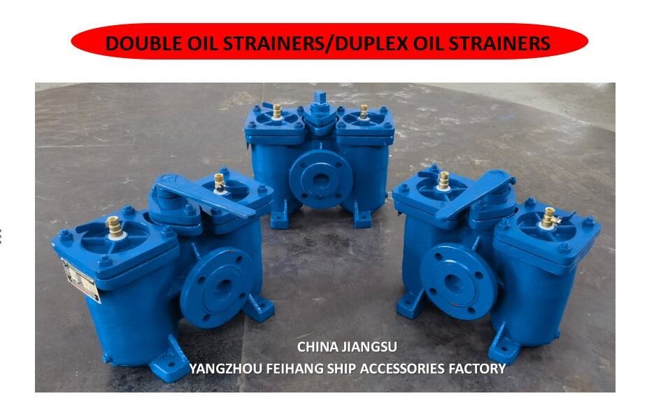 DUPLEX OIL STRAINER MODEL AS16050-0.40/0.22 CB/T425-94 voor het zuigfilter van de smeeroliepomp