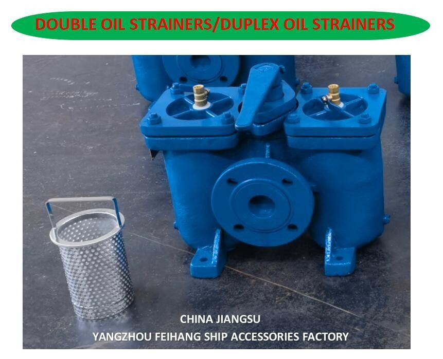 DUPLEX OIL STRAINER MODEL AS16050-0.40/0.22 CB/T425-94 voor het zuigfilter van de smeeroliepomp