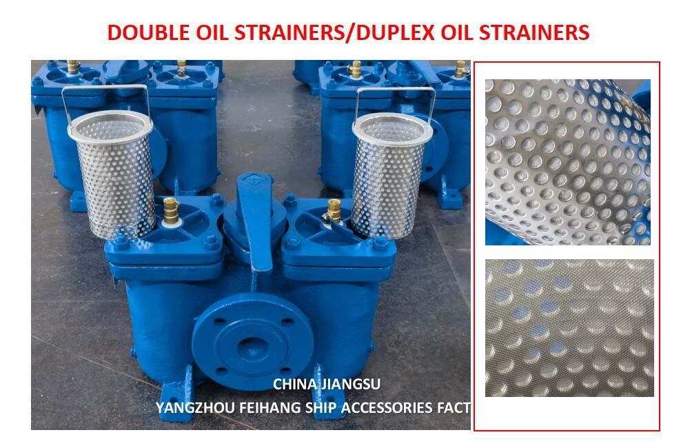 Dubbele oliefilters - dubbele oliefilters Marker China Jiangsu Yangzhou Feihang Ship Accessories Factory
